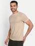 Men's Crew Neck STRUCTURED Tee Steel Grey